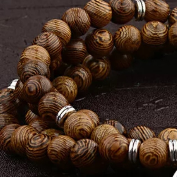 Wood Mala bracelet/necklace OM unisex - Picture 5 of 5